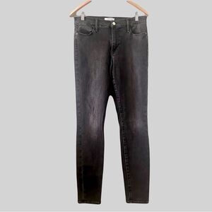 FRAME Denim Womens Size 28 Le High‎ Skinny High Waist Black CONDOR